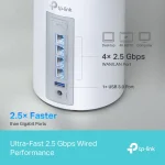 TP-Link Deco BE65 (3-PACK) BE11000 Whole Home Mesh WiFi 7 System - Image 6