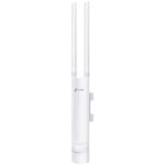 TP-Link EAP113-Outdoor 300 Mbps Outdoor Wi-Fi Access Point, 1× 10/100 Mbps RJ45 Port, 300 Mbps at 2.4 GHz, 802.3af PoE, 2× External Antennas, IP65 Weatherproof,  Load Balance, Centralized Management by Omada SDN Controller, Omada App