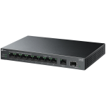 TP-Link LS1210GP 10-Port Gigabit Desktop Switch with 8-Port PoE+, 8× Gigabit PoE+ Ports, 1x Gigabit Non-PoE Port, 1× Gigabit SFP Slot, 61 W PoE Power, Desktop Steel Case, Extend Mode for 250m PoE Transmitting, Isolation Mode, PoE Auto Recovery - Image 3