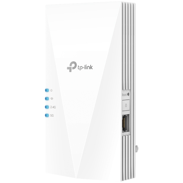 TP-Link RE700X - AX3000 Wi-Fi 6 Range Extender - 2.40 GHz, 5 GHz - Internal - 1 x Network (RJ-45) - Gigabit Ethernet - 12.50 WAX3000 WI-FI 6 RANGE EXTENDER ACCS -