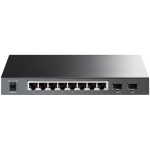 TP-Link SG2210P Omada 10-Port Gigabit Smart Switch with 8 Gigabit PoE+ ports and 2 x SFP slots, 61W total PoE budget, Static routing, VLAN, ACL, QoS, IGMP Snooping, Fanless, metal casing, desktop/wall mount - Image 2