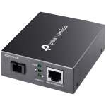 TP-Link TL-FC311A-20 Gigabit WDM Media Converter 10/100/1000 Mbps RJ45 to 1000 Mbps Single-mode SC WDM Bi-Directional Fiber Converter, 1× Gigabit SC Port, 1× Gigabit RJ45 Port (Auto MDI/MDIX), Full-duplex, Tx:1550 nm, Rx:1310 nm, Up to 20 km