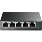 TP-Link TL-SG1005LP 5-Port Gigabit Unmanaged Switch with 4-Port PoE+, 802.3af/at PoE+, PoE budget 40W, 802.1p/DSCP QoS for Traffic Prioritization, Intelligent Power Management, IGMP Snooping, durable metal casing, desktop mount