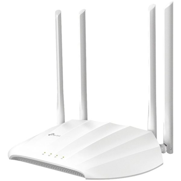 TP-Link TL-WA1201 AC1200 Wireless Access Point, 867 Mbps at 5 GHz and 300 Mbps at 2.4 GHz band, MU-MIMO, Access Point, Range Extender, Multi-SSID, and Client mode, 1× 10/100/1000 Mbps Ethernet Port(Supports Passive PoE), 4 x fixed HP Antennas