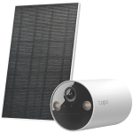 TP-Link Tapo C410 KIT Solar Powered security camera kit, 1 x Tapo C410, 1 x Tapo A201, 2K, 2.4 GHz, solar panel, non-stop power, flexible solar installation, smart detection and notifications (motion, people)
