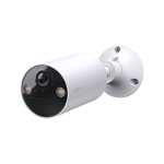 TP-Link Tapo C410 Smart Wire-Free Indoor/Outdoor Security Camera, 2K (2304x1296), 2.4 GHz, 6400mAh rechargeable lithium-ion battery, 180 days battery life, Smart Detection and Notifications (motion, people), Color Night Vision, Sound and Light Alarm
