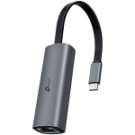 TP-Link USB 3.0 Type-C to 2.5 Gigabit Ethernet Network Adapter,  1xUSB 3.0 Type-C Connector, 1x2.5 Gigabit Ethernet Port, Foldable and Portable Design, Plug and Play in Windows(7/8/8.1/10/11), Mac OS X (10.9 and later), Linux OS, iOS, iPadOS, ChromeOS