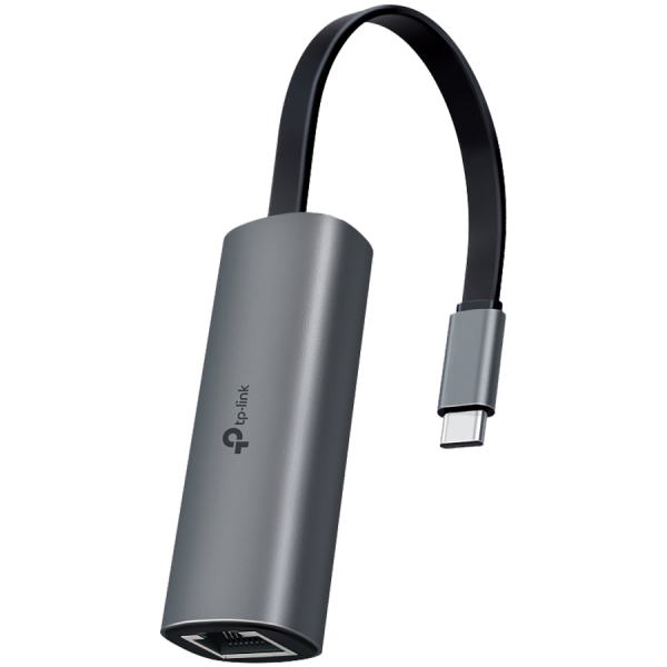 TP-Link USB 3.0 Type-C to 2.5 Gigabit Ethernet Network Adapter,  1xUSB 3.0 Type-C Connector, 1x2.5 Gigabit Ethernet Port, Foldable and Portable Design, Plug and Play in Windows(7/8/8.1/10/11), Mac OS X (10.9 and later), Linux OS, iOS, iPadOS, ChromeOS