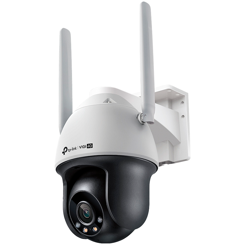 TP-Link VIGI C540-4G 4MP 4G LTE Full-Color Wi-Fi Pan/Tilt Outdoor Network Camera 4G Cat4 150/50 Mbps, LTE-FDD/LTE-TDD/HSPA+/UMTS,H.265+/H.265/H.264+/H.264, 1/3" Progressive Scan CMOS, Color/0.005 Lux@F1.6,0 Lux with IR/White Light, 25fps/30fps, IP66 TP-Link VIGI C540-4G 4MP 4G LTE Full-Color Wi-Fi Pan/Tilt Outdoor Network Camera 4G Cat4 150/50 Mbps, LTE-FDD/LTE-TDD/HSPA+/UMTS,H.265+/H.265/H.264+/H.264, 1/3" Progressive Scan CMOS, Color/0.005 Lux@F1.6,0 Lux with IR/White Light, 25fps/30fps, IP66 - Image 1