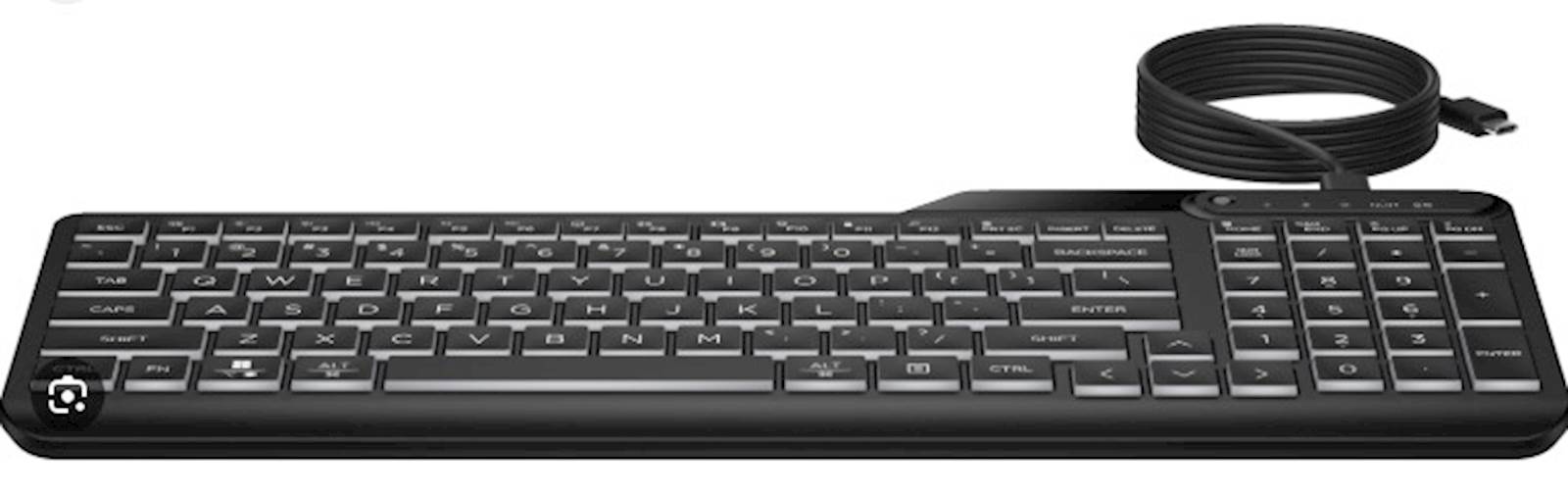 Tastatura HP 405 Multi-Device Wired BackLite (7N7C1AA) Tastatura HP 405 Multi-Device Wired BackLite (7N7C1AA) - Image 1
