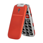 Telefon na tipke Artfone CF241A preklop Red