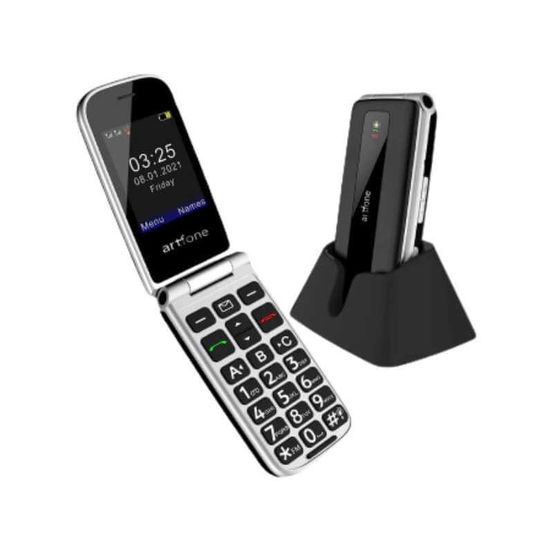 Telefon na tipke Artfone F20 preklop Black Telefon na tipke Artfone F20 preklop Black - Image 1