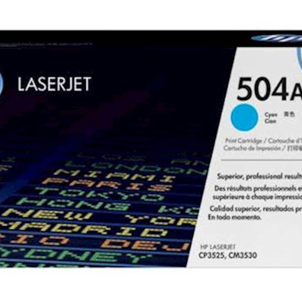 Toner HP cyan 504A