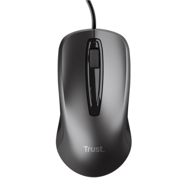 Trust Basics žičani miš, optički, 1.7m, USB 2.0