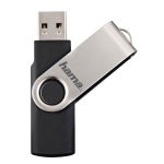 USB HAMA ROTATE 2.0 16GB, 10MB/s, black/silver