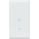 Ubiquiti U6-Mesh-Pro-EU Indoor/outdoor WiFi 6 AP with 4 spatial streams, an integrated super antenna, and a gigabit passthrough port