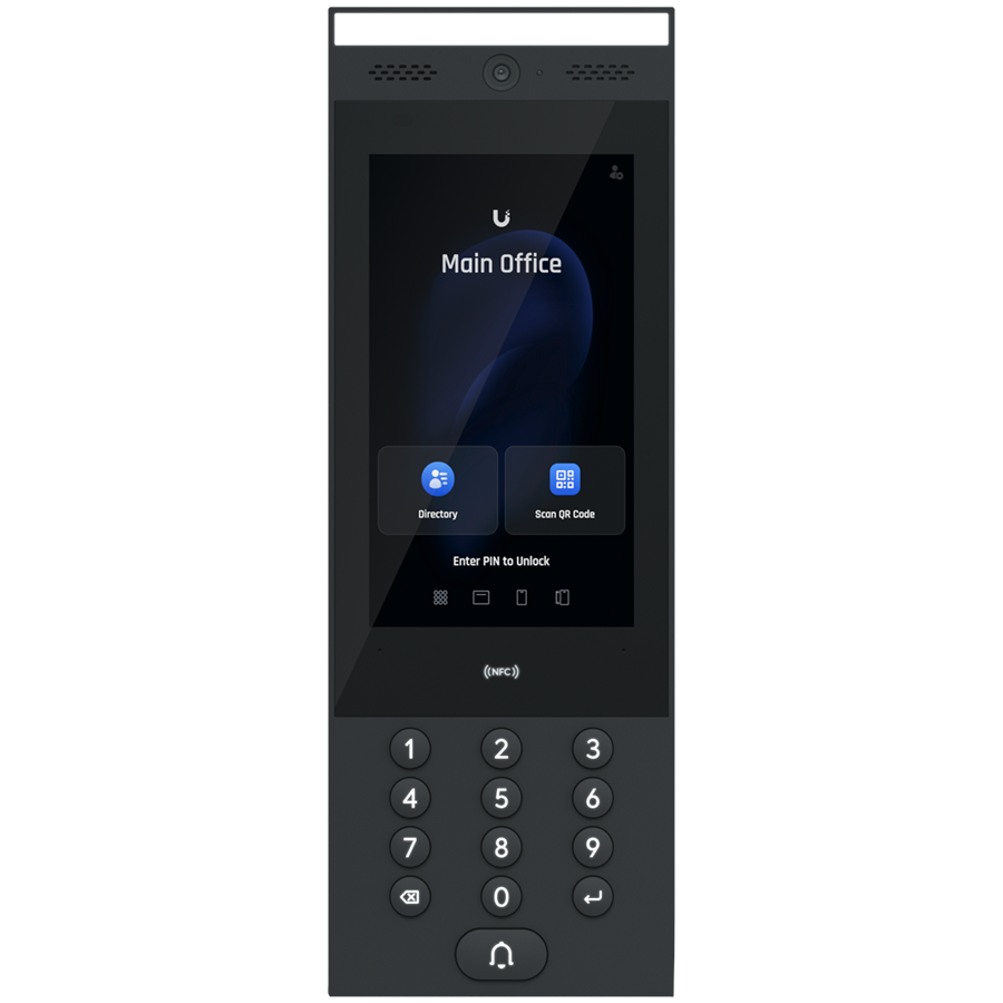 Ubiquiti UA-Intercom indoor/outdoor intercom terminal for managing residential and commercial building entry requests Ubiquiti UA-Intercom indoor/outdoor intercom terminal for managing residential and commercial building entry requests - Image 1