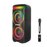 XO Bluetooth Speaker + Karaoke MIC F70 RGB Black 40W