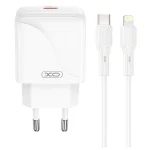 XO L141 20W Type-C Fast Charger + Lightning cable