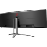 AOC MONITOR LED AG493UCX2, 49",56.8x119.4cm, VA SUPER ultrawide (32:9) 5120x1440, 5K, 1ms, 165hz, 550cd/m2, DisplayHDR 1000, sRGB 131%, 8 Bit, Freesync Premium Pro, G-Sync Compatible, Vesa 100x100, Black - Image 6