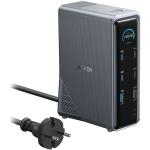 Anker Prime Charging Docking Station (14-in-1, Dual Display, 160W) Gray