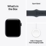 Apple Watch SE 3 GPS 44mm Midnight Aluminium Case with Midnight Sport Band - M/L,Model A3325 - Image 12