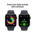Apple Watch SE 3 GPS 44mm Midnight Aluminium Case with Midnight Sport Band - M/L,Model A3325 - Image 10