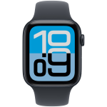 Apple Watch SE 3 GPS 44mm Midnight Aluminium Case with Midnight Sport Band - M/L,Model A3325 - Image 2