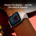 Apple Watch SE 3 GPS 44mm Midnight Aluminium Case with Midnight Sport Band - M/L,Model A3325 - Image 9
