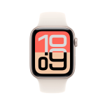 Apple Watch SE 3 GPS 44mm Starlight Aluminium Case with Starlight Sport Band - M/L,Model A3325 - Image 6
