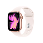 Apple Watch Series 11 GPS 42mm Rose Gold Aluminium Case with Light Blush Sport Band - S/M,Model A3331 - Image 5