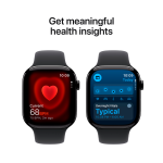 Apple Watch Series 11 GPS 46mm Jet Black Aluminium Case with Black Sport Band - M/L,Model A3333 - Image 9