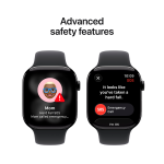 Apple Watch Series 11 GPS 46mm Jet Black Aluminium Case with Black Sport Band - M/L,Model A3333 - Image 10