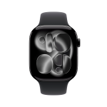 Apple Watch Series 11 GPS 46mm Jet Black Aluminium Case with Black Sport Band - M/L,Model A3333 - Image 6