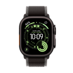 Apple Watch Ultra 3 Cellular 49mm Black Titanium Case with Black/Charcoal Trail Loop - M/L - Image 6
