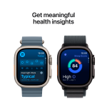 Apple Watch Ultra 3 Cellular 49mm Black Titanium Case with Black/Charcoal Trail Loop - M/L - Image 10