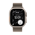 Apple Watch Ultra 3 Cellular 49mm Natural Titanium Case with Natural Titanium Milanese Loop - Large - Image 6