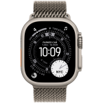 Apple Watch Ultra 3 Cellular 49mm Natural Titanium Case with Natural Titanium Milanese Loop - Large - Image 2