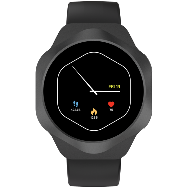 CANYON Smart Watch Hexagon 88 BT-CALL Black