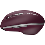 CANYON mouse MW-21 BlueLED 7buttons Wireless Burgundy Red - Image 2