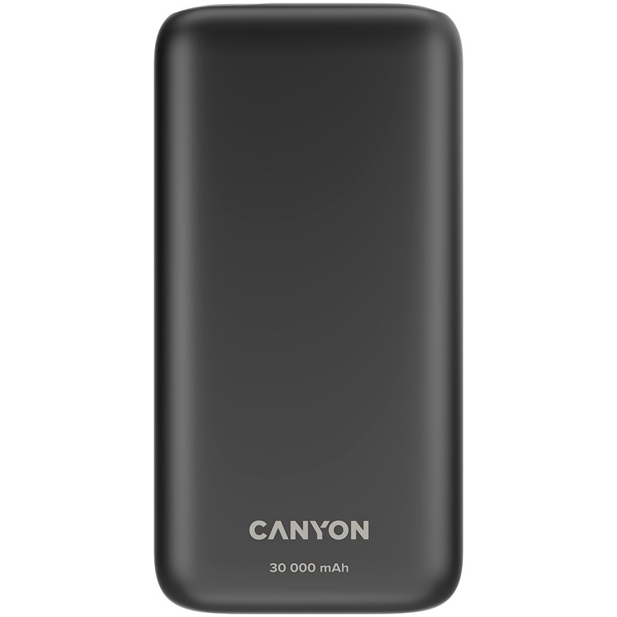 CANYON power bank PB-301 LED 30000 mAh PD 20W QC 3.0 Crni CANYON power bank PB-301 LED 30000 mAh PD 20W QC 3.0 Crni - Image 1