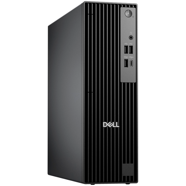 Dell Pro Slim QCS1250, 180W, Intel Core Ultra 5 235 (13 TOPS, 14 Cores up to 5.0 GHz), 16GB (1x16 GB) 5600MT/s DDR5, M.2 512GB PCIe, Intel Integrated, Speaker, DP, HDMI, USB-C, 7xUSB-A, RJ-45, Mouse/Kb, Ubuntu, 3Y PS NBD