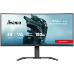 IIYAMA Monitor LED GCB3484WQSU-B1 34" VA 1500R 3440 x 1440 180Hz 21:9 500 cd 4000:1 0.4ms HDMI DP USB HUB Full Ergo