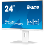 IIYAMA Monitor LED XUB2497HSN-W2 23.8" IPS 1920 x 1080 @100Hz 16:9 300 cd/m² 1300:1 1ms HDMI DP USB-C 65W RJ45 height, swivel, tilt, pivot (rotation both sides) - Image 3