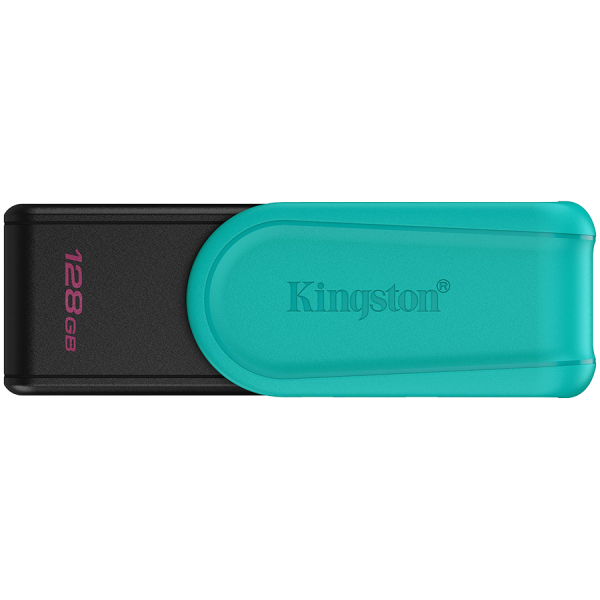 Kingston  128GB Portable USB 3.2 Gen 1 DataTraveler Exodia S (Black/Turquoise)