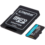 Kingston 128GB microSDXC Canvas Go Plus Gen4 200MB/s A2 U3 V30 Card + Adapter - Image 2