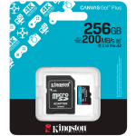 Kingston 256GB microSDXC Canvas Go Plus Gen4 200MB/s A2 U3 V30 Card + Adapter - Image 3