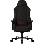 LORGAR Ace 422, Gaming chair, Anti-stain durable fabric, 1.8 mm metal frame, multiblock mechanism, 4D armrests, 5 Star aluminium base, Class-4 gas lift, 75mm PU casters, Black + red