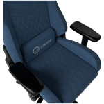 LORGAR Ace 422, Gaming chair, Anti-stain durable fabric, 1.8 mm metal frame, multiblock mechanism, 4D armrests, 5 Star aluminium base, Class-4 gas lift, 75mm PU casters, Blue - Image 6