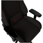 LORGAR Ace 422, Gaming chair, Anti-stain durable fabric, 1.8 mm metal frame, multiblock mechanism, 4D armrests, 5 Star aluminium base, Class-4 gas lift, 75mm PU casters, Black + red - Image 6